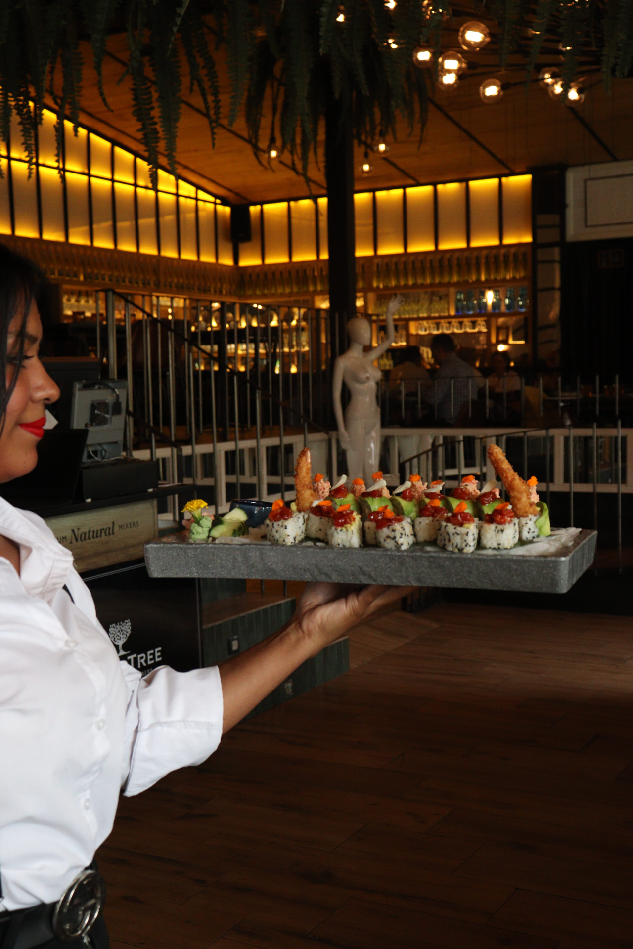 Sushi servido en BOCANEGRA